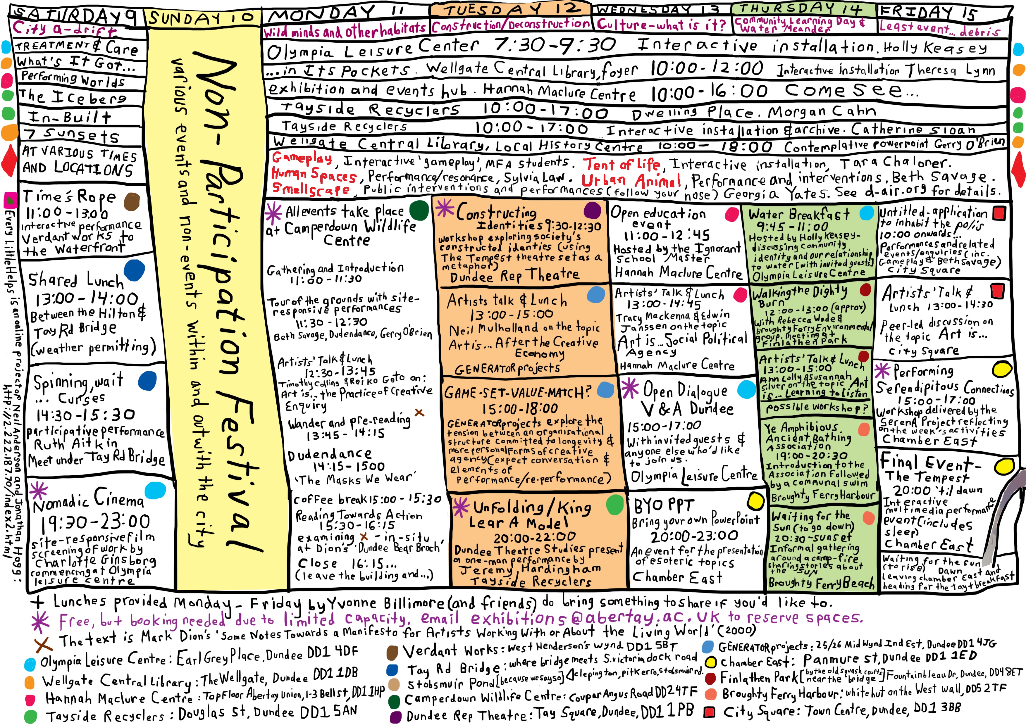 Performing Worlds Diary - Dundee Artists in Residence - 2012